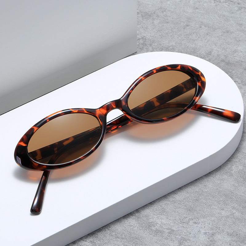 Retro Water Drop Oval Frame INS Style Personalized Glasses