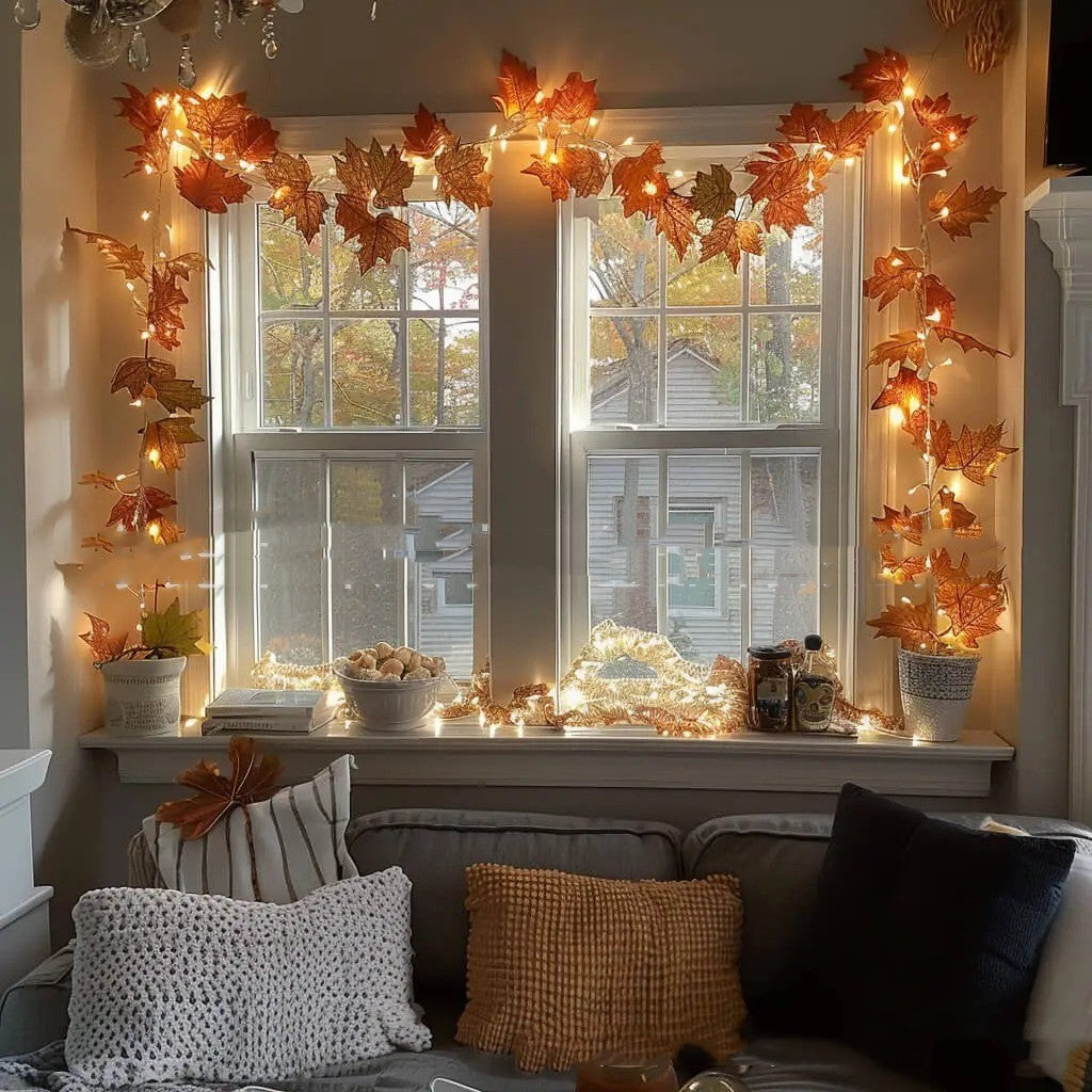Glitter Charm Valance Window Sill Decoration Garland