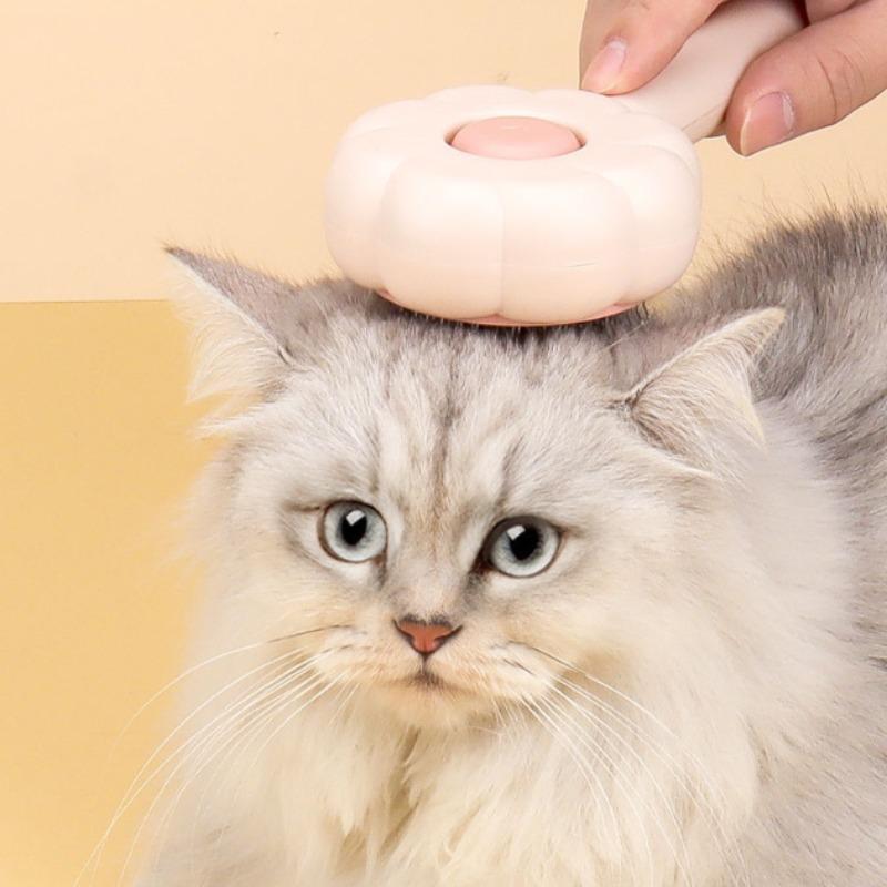 Pet Massage Hair Removal Comb, Paw ShapedPet Grooming Brush, PetHair Remover, Dog & CatGrooming Supplies Viral Dogvacuum Pethairremover Tool