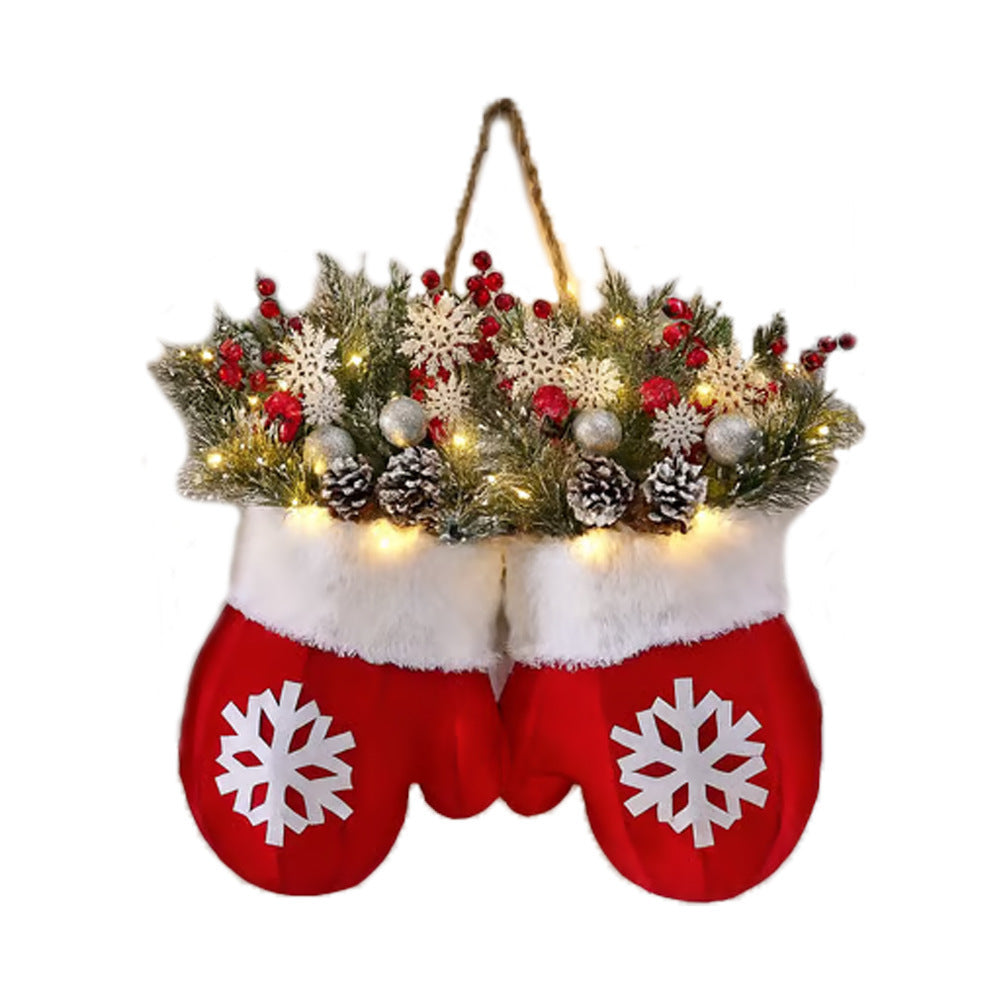 Christmas Crutch Candy Lollipop Gloves Ornaments