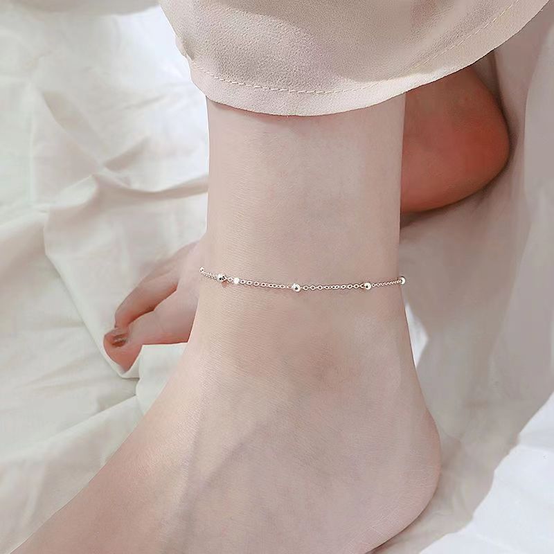 Retro Fashion Multi-layer Tassel Anklet For Women