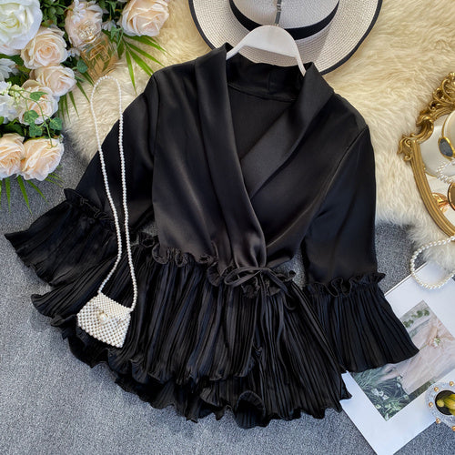 Female Swallowtail Flare Sleeve Shirt