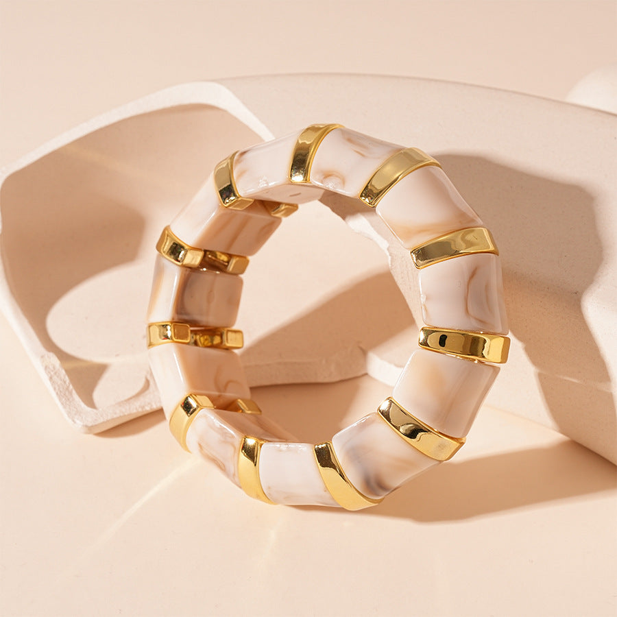 Ins Fashion Acrylic Bracelet Temperament Geometric Jewelry For Women