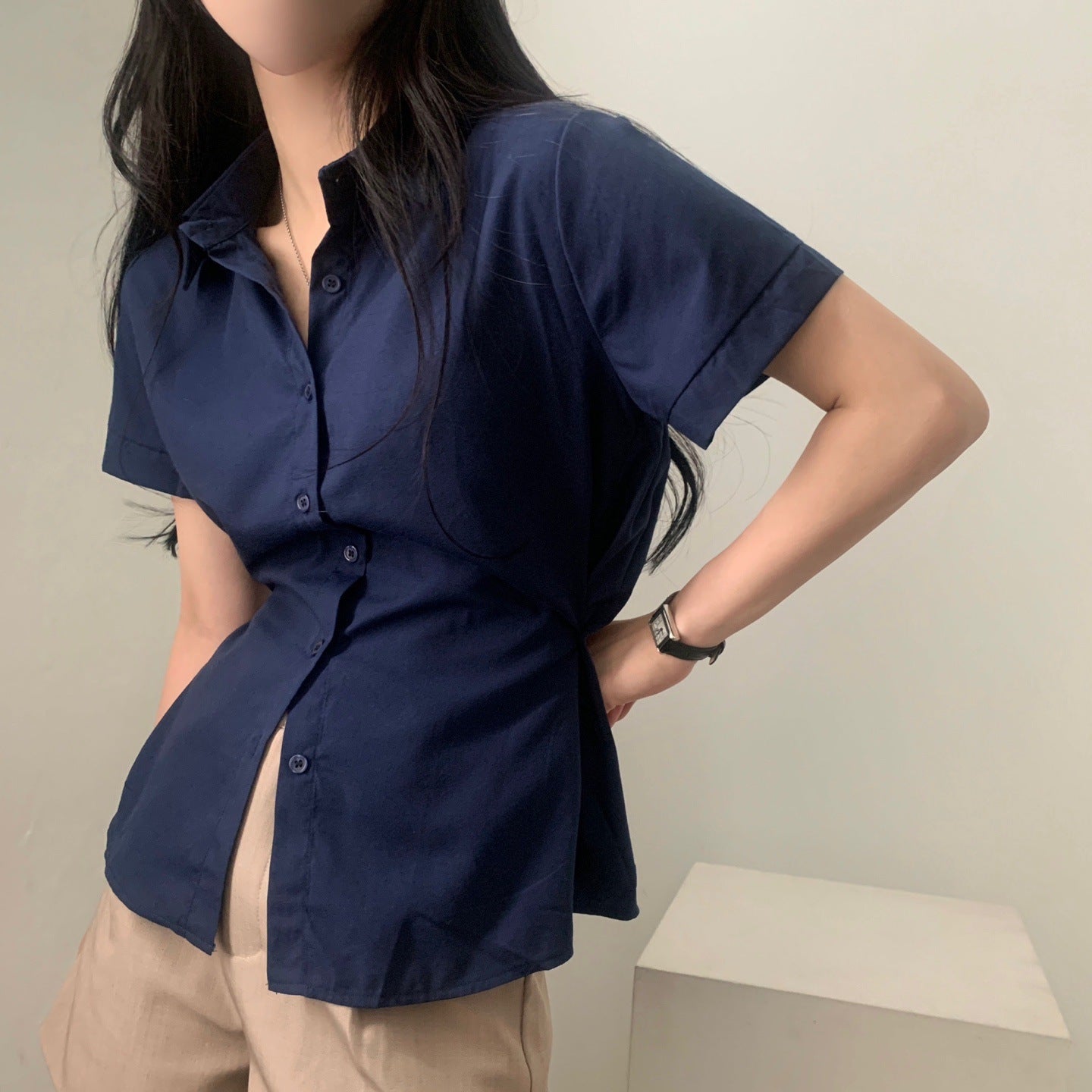Short Sleeve Shirt Outer Wear Stylish Shirt
