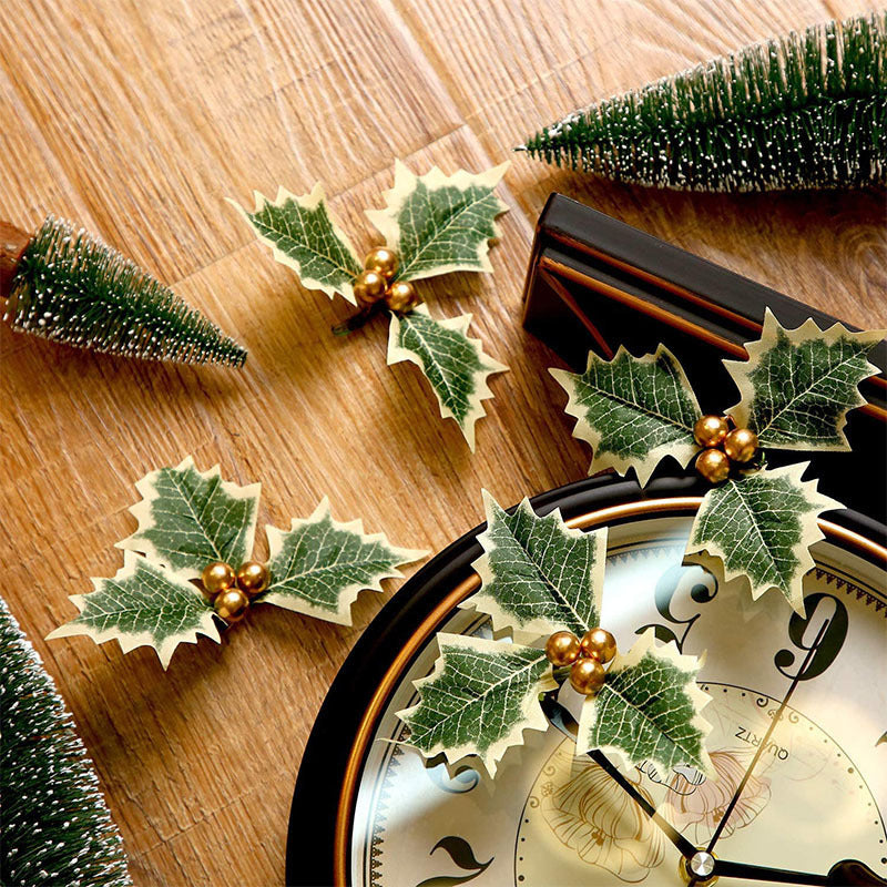 Christmas Leaves Plus Red Fruit Christmas Tree Decorations