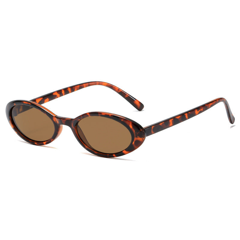 Retro Water Drop Oval Frame INS Style Personalized Glasses