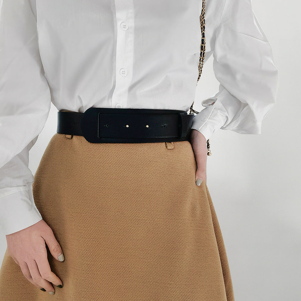 Fashion High Design Sense Wide Waist Wrap Waist Belt Blouse Skirt Coat Slimming Accessories