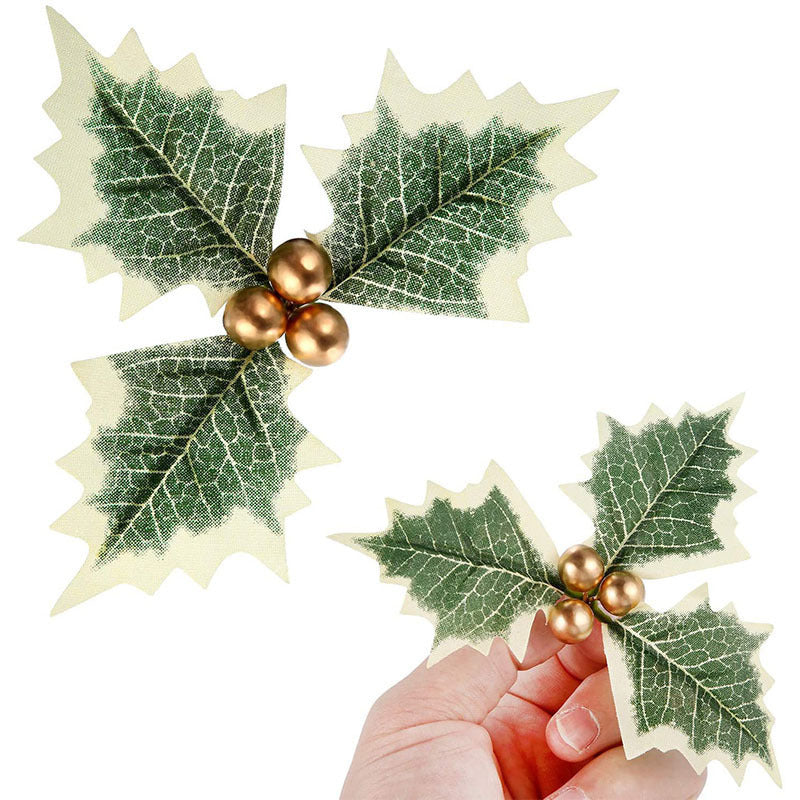 Christmas Leaves Plus Red Fruit Christmas Tree Decorations