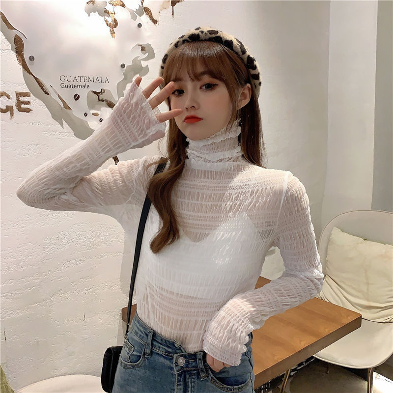 Slim-Fit Stacking And Pile-Up Collar Tops