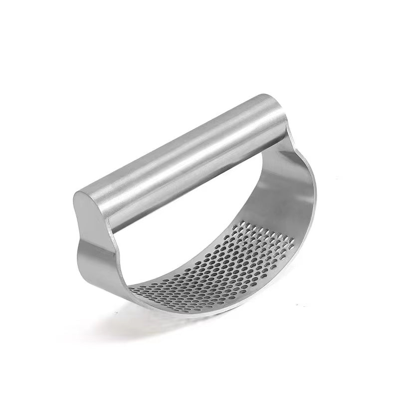 Multi-function Manual Garlic Press Stainless Steel Garlic Presse Curved Garlic Grinding Slicer Chopper Home Cooking Gadgets Tool